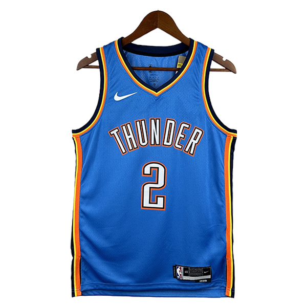 Camiseta Oklahoma City Thunder (GIL GEOUS-ALEXANDER #2) 2025/2026 Azul