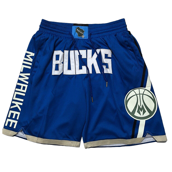 Cortos NBA Milwaukee Bucks 2025/2026 Azul/Blanco