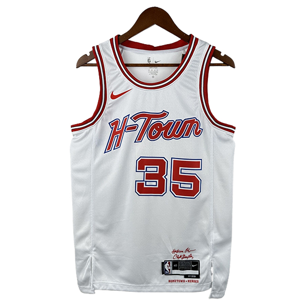 Camiseta Houston Rockets (DURANT #35) 2025/2026 Blanco/Rojo