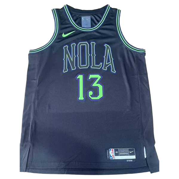 Camiseta New Orleans Pelicans (POOLE #13) 2025/2026 Azul Oscuro