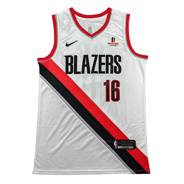 Camiseta Portland Trail Blazers (YANG #16) 2025/2026 Blanco/Rojo/Negro