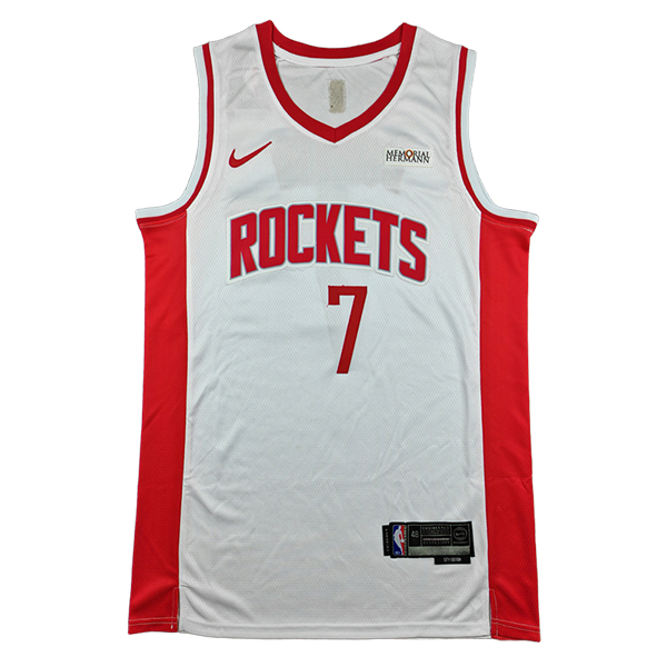 Camiseta Houston Rockets (DURANT #7) 2025/2026 Blanco/Rojo