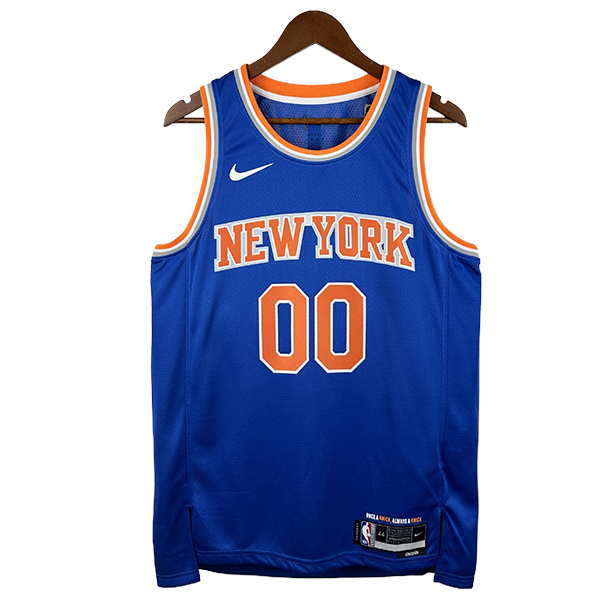 Camiseta New York Knicks (CLARKSON #00) 2025/2026 Azul/Naranja