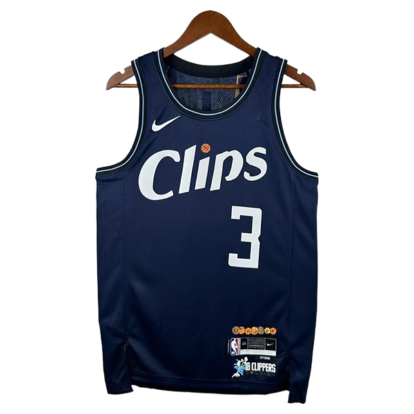 Camiseta Los Angeles Clippers (PAUL #3) 2025/2026 Azul Oscuro