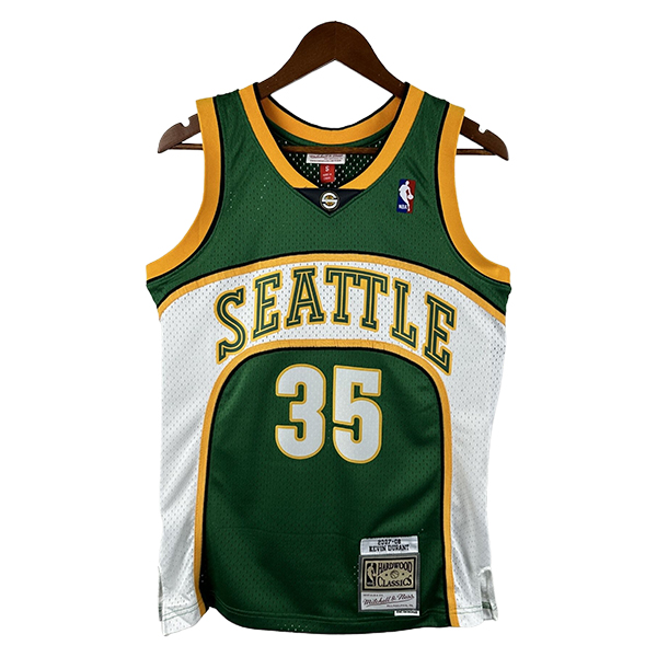 Camiseta Oklahoma City Thunder (DURANT #35) 2025/2026 Verde/Blanco
