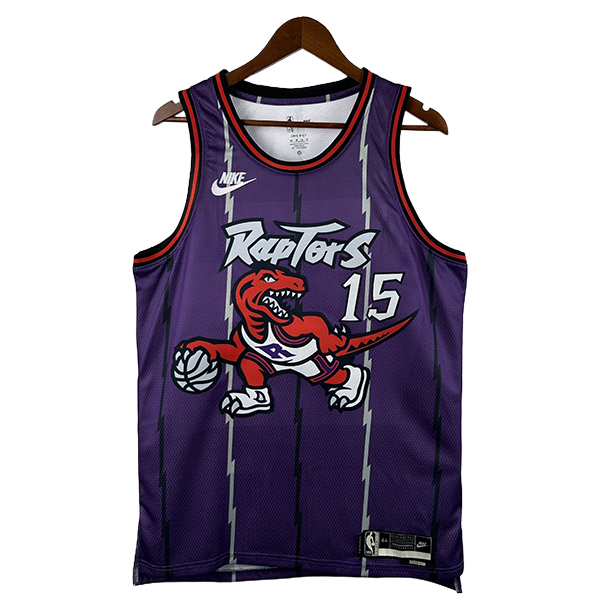 Camiseta Toronto Raptors (CARTER #15) 2025/2026 Púrpura/Blanco