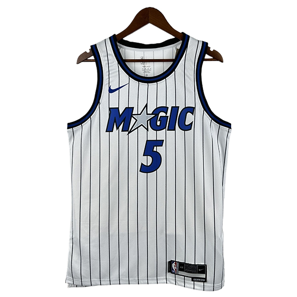 Camiseta Orlando Magic (BANCHERO #5) 2025/2026 Blanco/Azul/Negro
