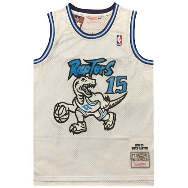 Camiseta Toronto Raptors (CARTER #15) 2025/2026 Beige/Azul