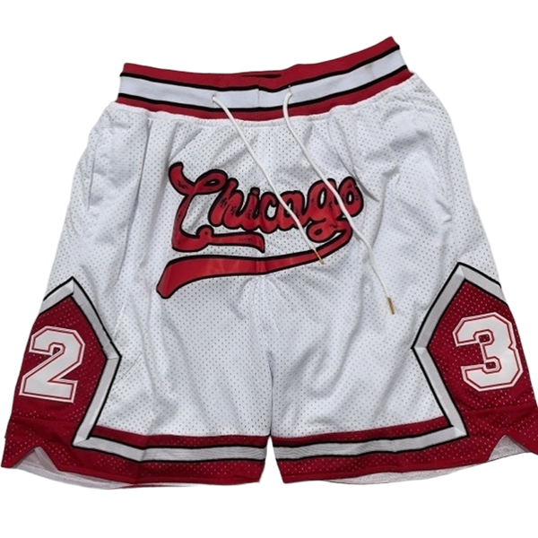 Cortos NBA Chicago Bulls 2025/2026 Blanco/Rojo - MD.2
