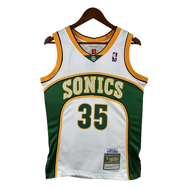 Camiseta Oklahoma City Thunder (DURANT #35) 2025/2026 Verde/Blanco - MD.2