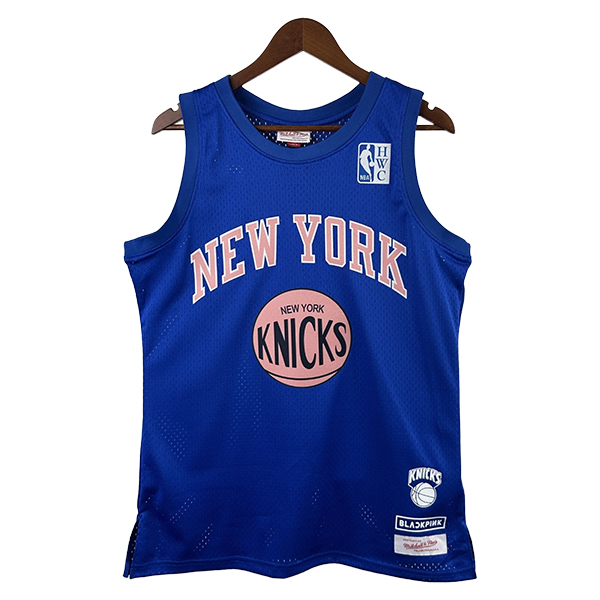 Camiseta New York Knicks (BLACKPINK #35) 2025/2026 Azul/Rosado