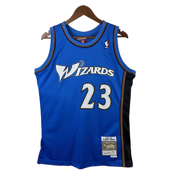 Camiseta Washington Wizards (JORDAN #23) 2025/2026 Azul/Blanco/Negro