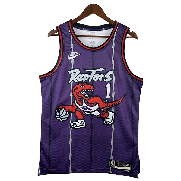 Camiseta Toronto Raptors (McGRADY #1) 2025/2026 Púrpura/Blanco - MD.2