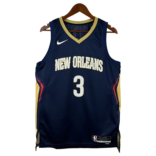 Camiseta New Orleans Pelicans (POOLE #3) 2025/2026 Azul/Amarillo