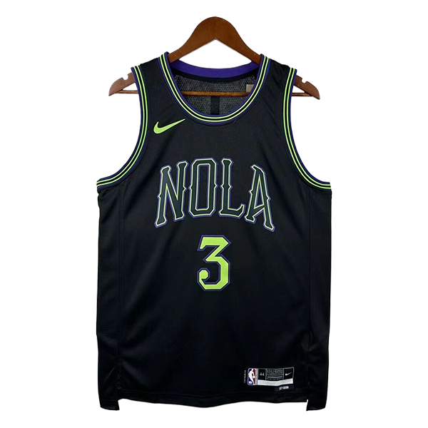 Camiseta New Orleans Pelicans (POOLE #3) 2025/2026 Negro/Verde