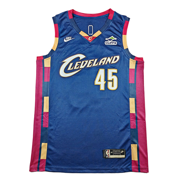 Camiseta Cleveland Cavaliers (MITCHELL #45) 2025/2026 Azul/Rojo