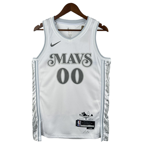 Camiseta Dallas Mavericks (CHRISTIE #00) 2025/2026 Blanco/Gris