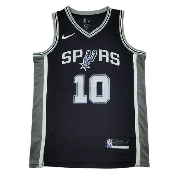 Camiseta San Antonio Spurs (SOCHAN #10) 2025/2026 Negro/Gris/Blanco