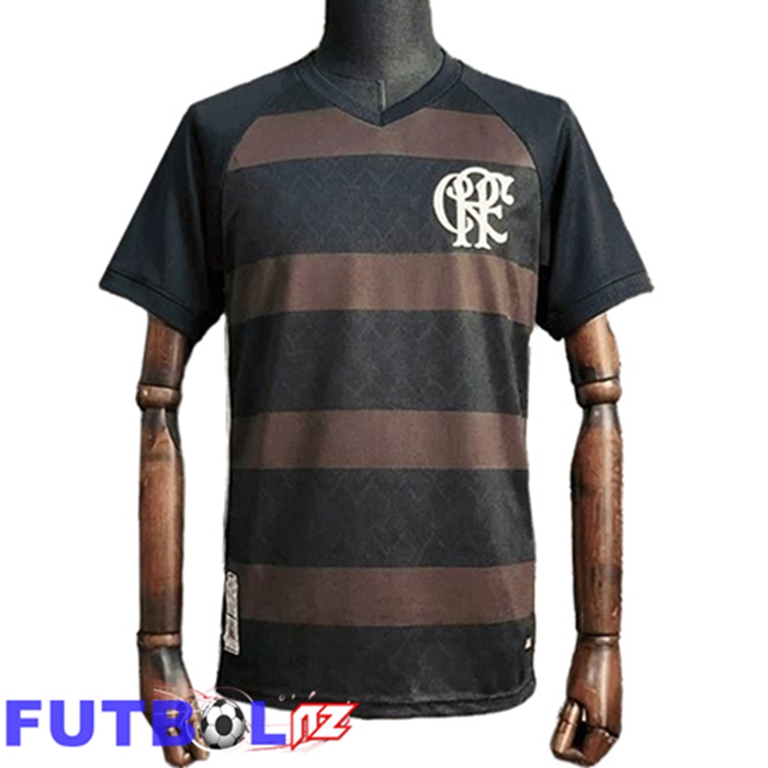 Camisetas De Futbol Flamengo Retro Diamond Edition Negro/Marrón 2018