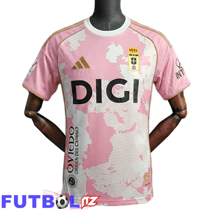 Camisetas De Futbol Real Oviedo Edición Especial Rosado 2025/2026
