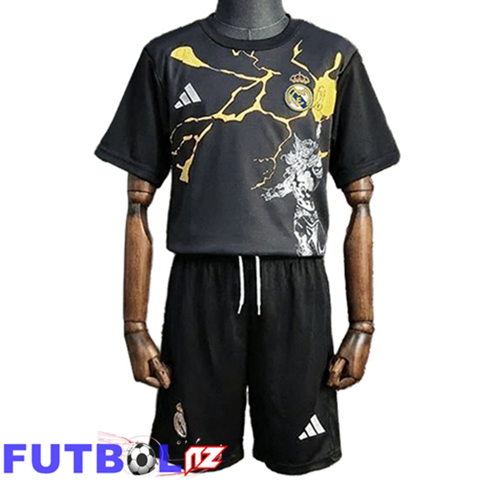Camisetas De Futbol Real Madrid Ninos Edición Especial Negro 2025/2026