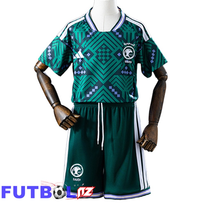 Camisetas De Futbol Arabia Saudita Ninos Primera Copa Del Mundo 2026