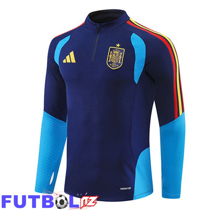 Sudadera De Entrenamiento España Azul Real 2025/2026 Sudadera De Entrenamiento España Azul Real 2025/2026