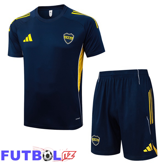 Camiseta Entrenamiento Boca Juniors + Cortos Azul Real 2025/2026