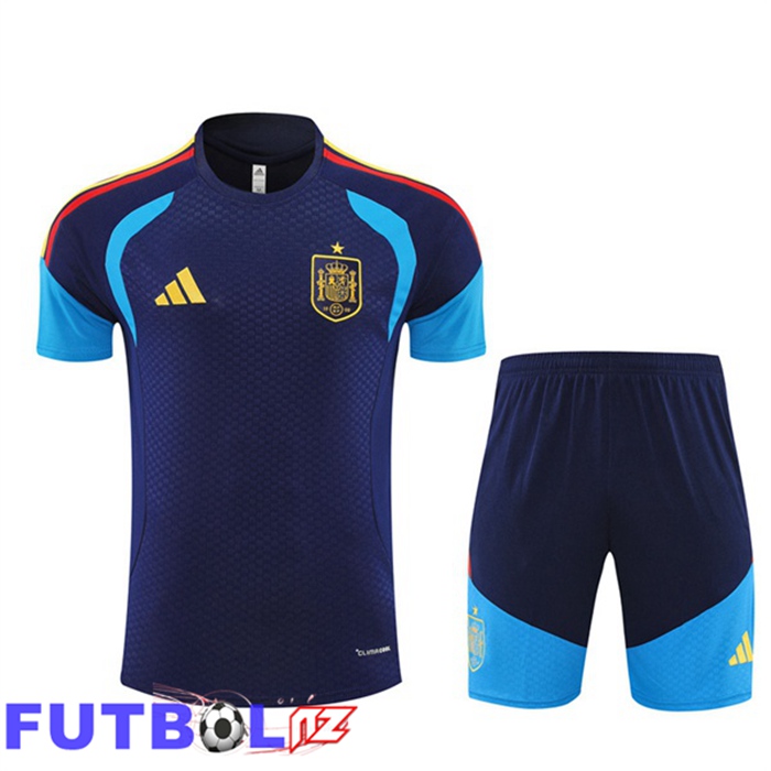 Camiseta Entrenamiento España + Cortos Azul Real 2026/2027