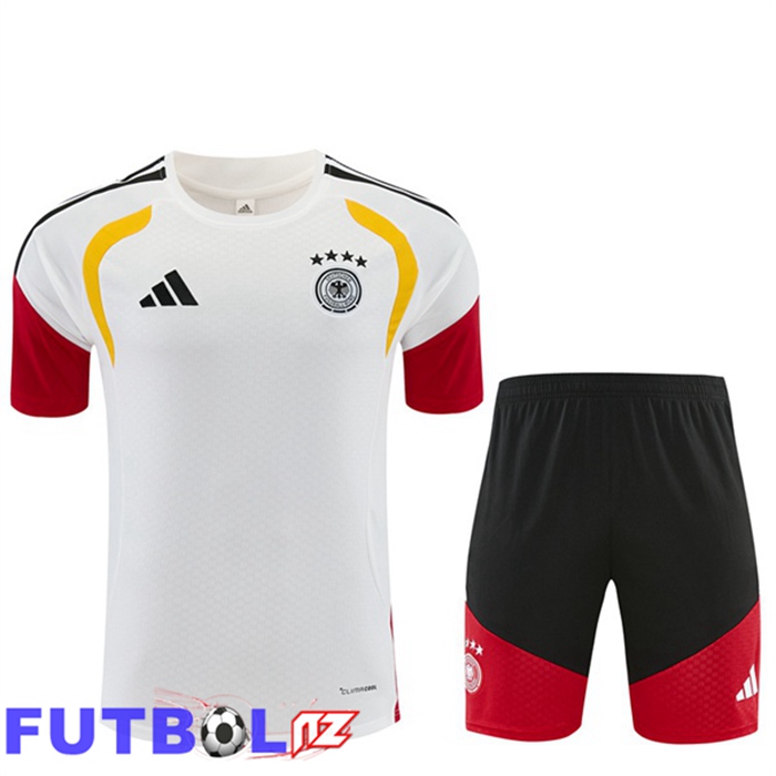 Camiseta Entrenamiento Alemania + Cortos Blanco 2026/2027