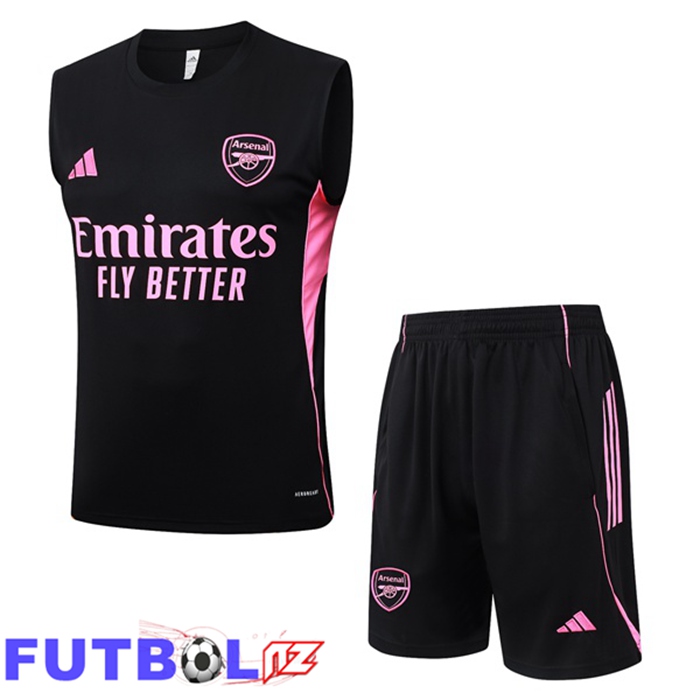 Chalecos De Futbol Arsenal + Cortos Negro 2025/2026