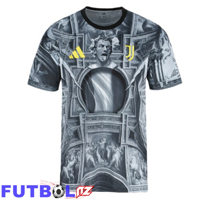 Camisetas De Futbol Juventus Edición Especial Negro Blanco 2025/2026