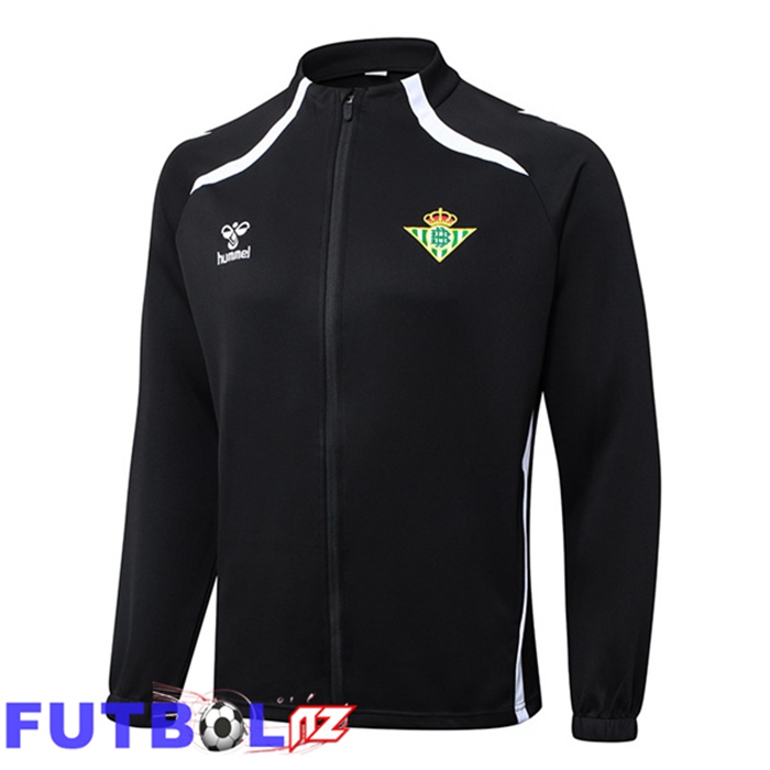Chaquetas Futbol Real Betis Negro 2025/2026