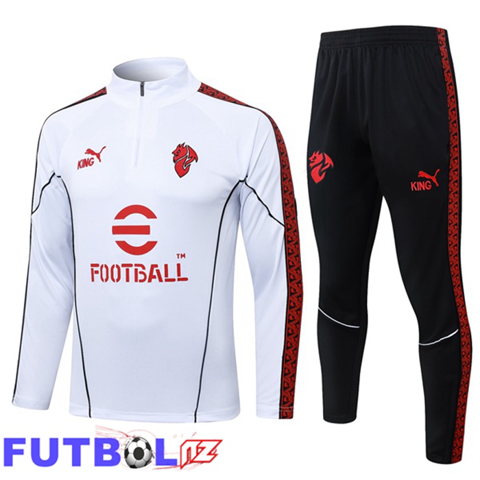 Chandal Equipos De Futbol AC Milan Blanco 2025/2026