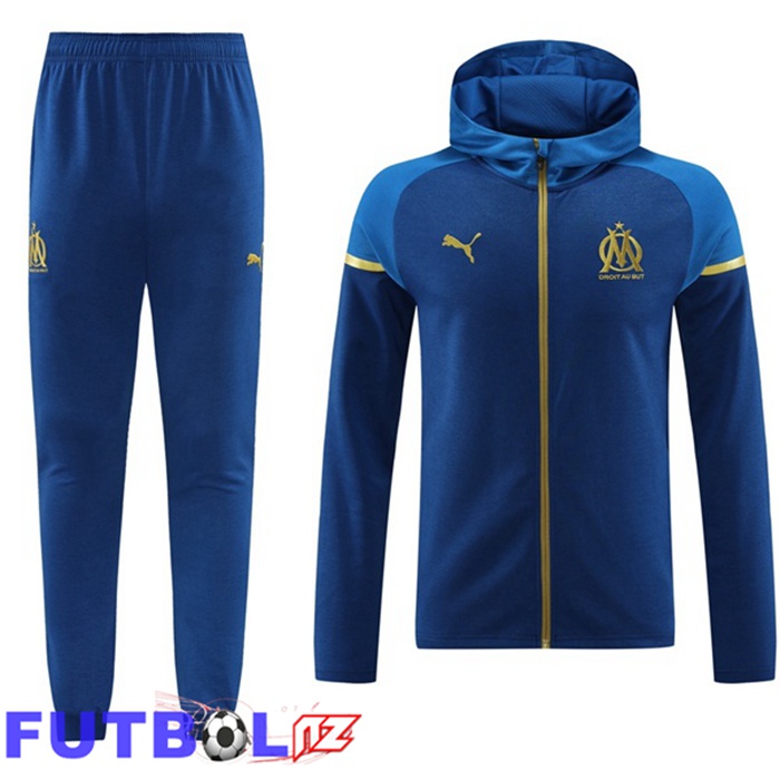 Chandal Futbol - Rompevientos Marsella OM Azul Real 2025/2026