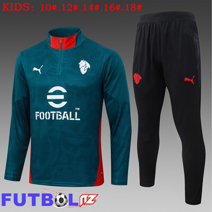 Chandal Equipos De Futbol AC Milan Ninos Verde 2025/2026