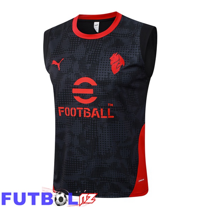 Chalecos De Futbol AC Milan Negro 2025/2026