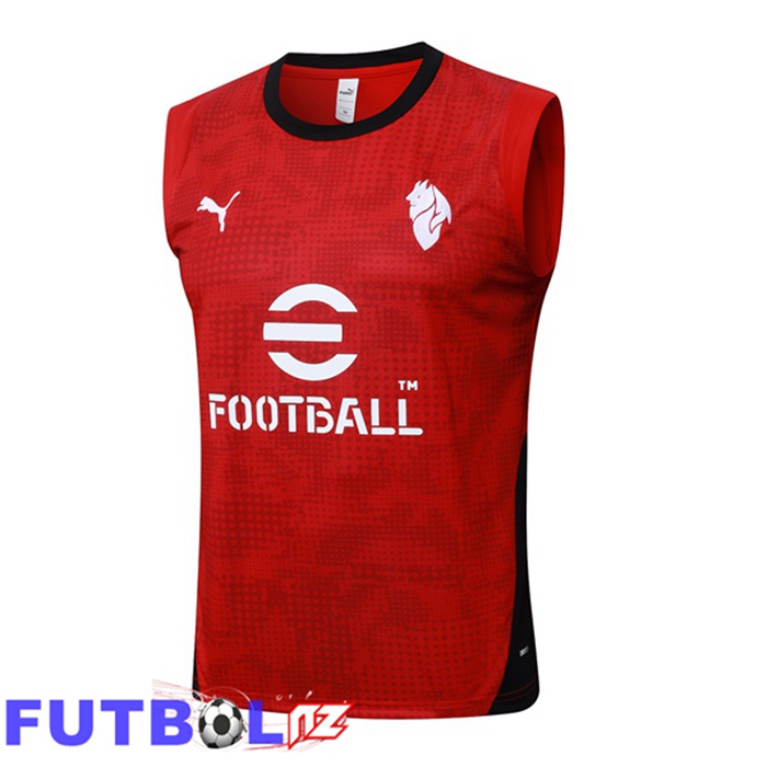 Chalecos De Futbol AC Milan Rojo 2025/2026