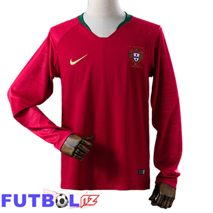 Camisetas De Futbol Portugal Retro Primera Manga Larga 2018