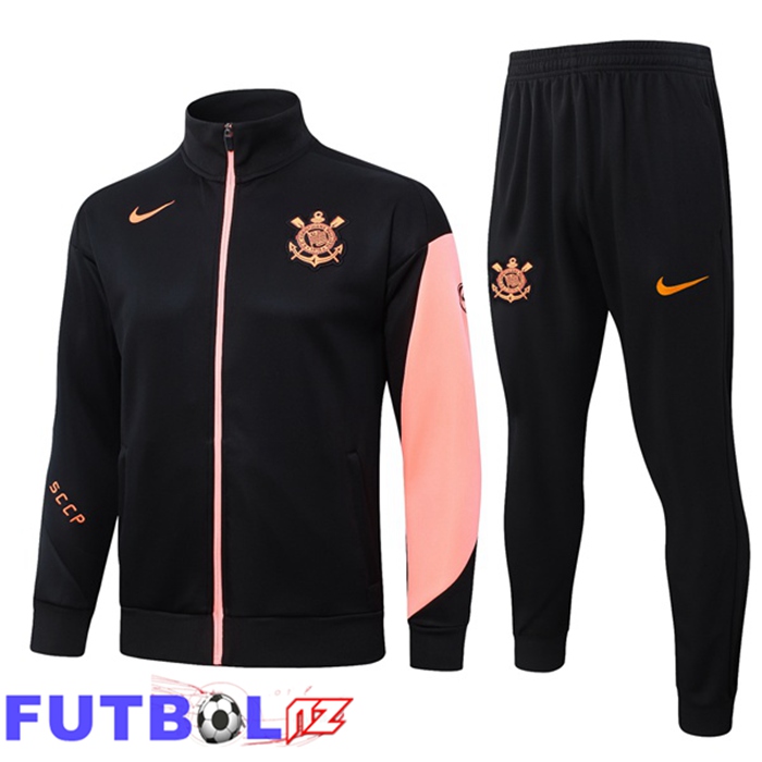 Chandal Equipos De Futbol - Chaqueta Corinthians Negro 2025/2026