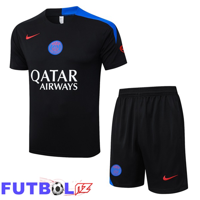 Camiseta Entrenamiento Paris PSG + Cortos Negro 2025/2026