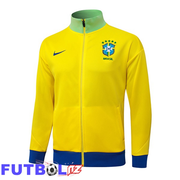 Chaquetas Futbol Brasil Amarillo 2025/2026