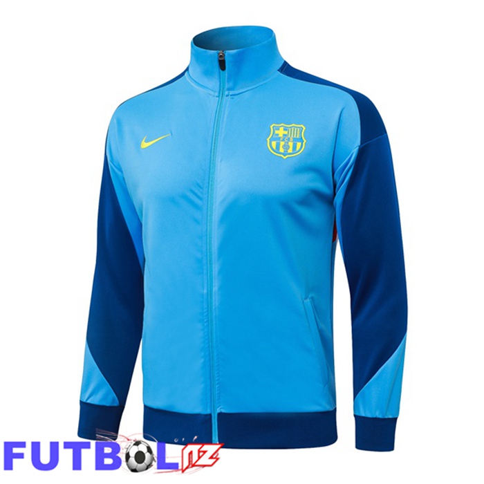 Chaquetas Futbol FC Barcelona Azul 2025/2026