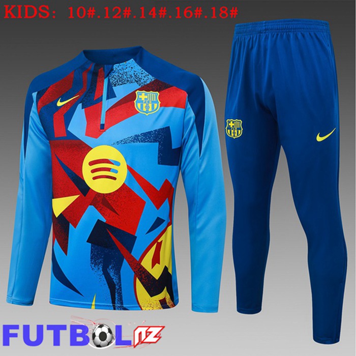 Chandal Equipos De Futbol FC Barcelona Ninos Azul Rojo 2025/2026