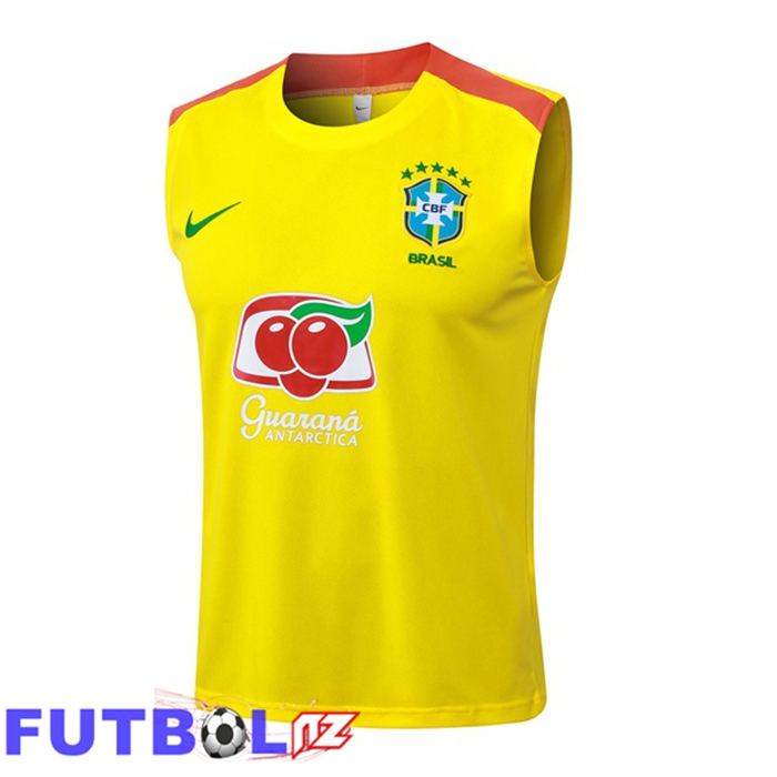 Chalecos De Futbol Brasil Amarillo 2025/2026