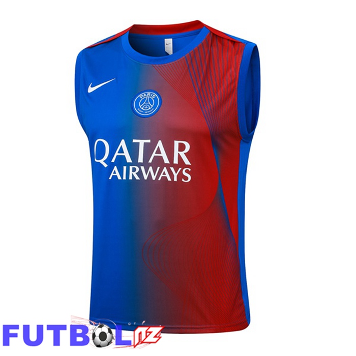 Chalecos De Futbol Paris PSG Azul Rojo 2025/2026