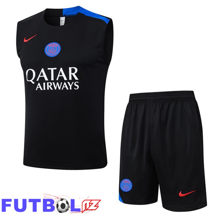 Chalecos De Futbol Paris PSG + Cortos Negro 2025/2026