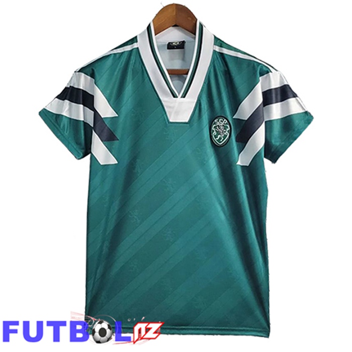 Camisetas De Futbol Sporting CP Retro Verde 1990