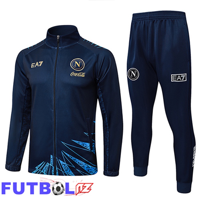 Chandal Equipos De Futbol Chaqueta SSC Napoli Azul Real 2025/2026