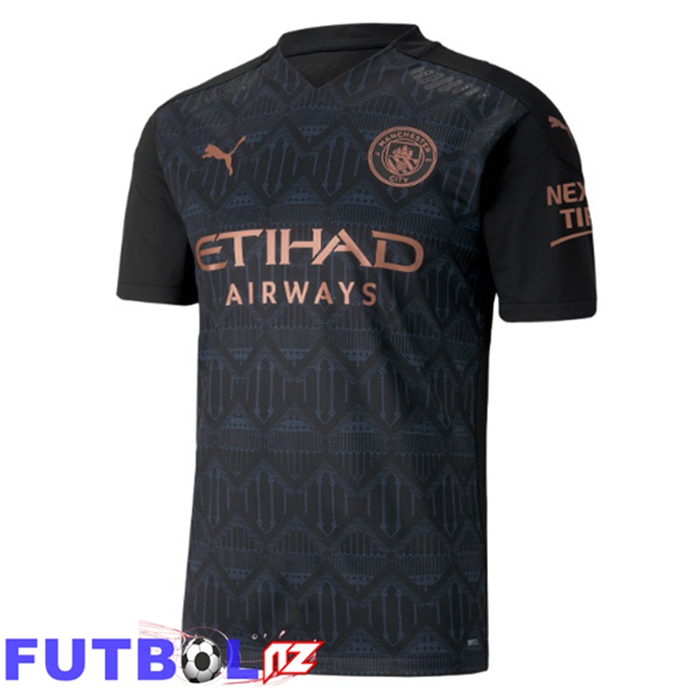 Camisetas De Futbol Manchester City Retro Segunda Negro 2020-2021